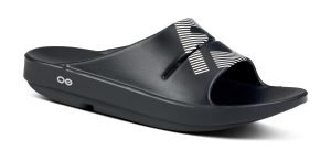 FJ X OOFOS Men's OOahh Sport Slide Sandal – Black