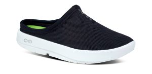 Men's OOcoozie Sport Mule – White Black